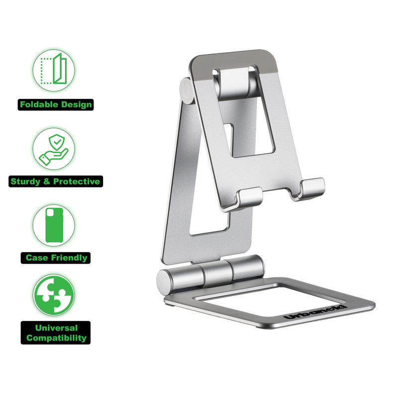 Car Mounts: Urbanoki Portable Phone Tablet Stand Dual Folding Desk Travel Cradle Dock