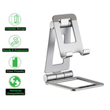 Car Mounts: Urbanoki Portable Phone Tablet Stand Dual Folding Desk Travel Cradle Dock