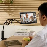 Car Mounts: Urbanoki Gooseneck Phone Holder Flexible Clamp Mount for Bed Desk