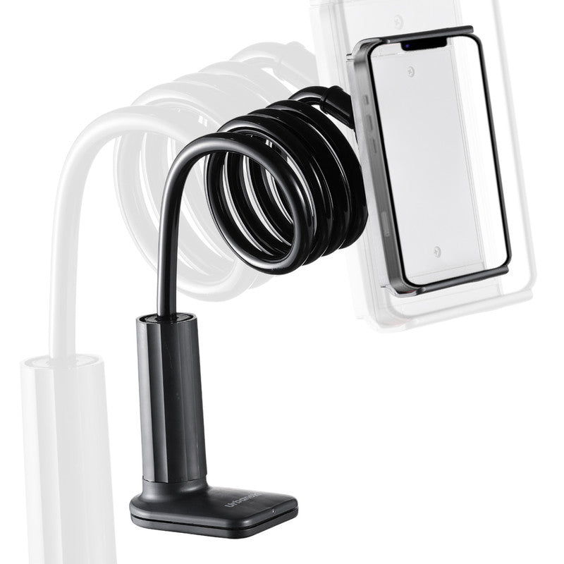 Car Mounts: Urbanoki Gooseneck Phone Holder Flexible Clamp Mount for Bed Desk