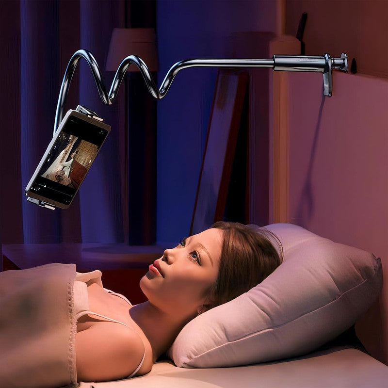 Car Mounts: Urbanoki Gooseneck Phone Holder Flexible Clamp Mount for Bed Desk