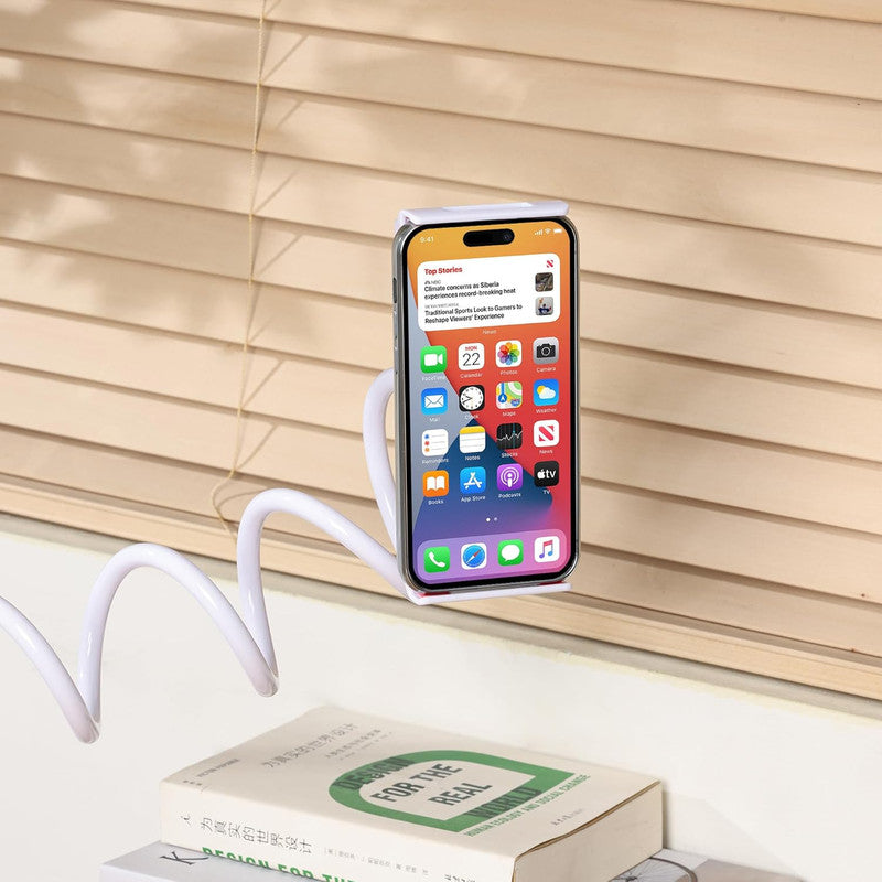 Car Mounts: Urbanoki Gooseneck Phone Holder Flexible Clamp Mount for Bed Desk