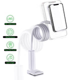 Car Mounts: Urbanoki Gooseneck Phone Holder Flexible Clamp Mount for Bed Desk