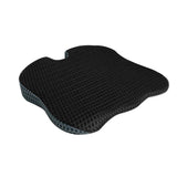 Back Care: Vagooz Car Wedge Seat Cushion  Memory Foam Booster with Non-Slip Base, Black