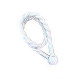 Curtain Accessories: Magnetic weaved rope tieback White
