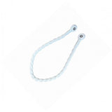 Curtain Accessories: Magnetic weaved rope tieback White