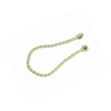 Curtain Accessories: Magnetic weaved rope tieback Cream