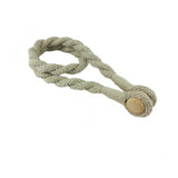Curtain Accessories: Magnetic weaved rope tieback Linen