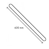 Curtain Accessories: Ecru white rustique braided magnetic tieback