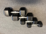 11 Pairs Hex Dumbbells PLUS Dumbbell Rack (385 kg | 5kg-30kg | 1.3m 3-tier Rack)