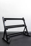 5 Pairs Hex Dumbbells PLUS Dumbbell Rack (150 kg | 5kg-25kg | 1.1m 3-tier Rack)