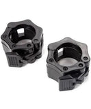 Black Olympic Bumper Plates - 100kg kit PLUS Olympic Barbell (2.2m | 20kg)