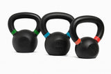 Cast Iron Vinyl Kettlebells (Colour-Marked) 12 Kg