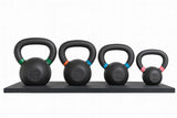 Cast Iron Vinyl Kettlebells (Colour-Marked) 14 Kg