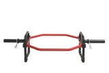 Olympic Shrug Deadlift Bar - Red/Black