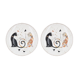 Bakeware & Accessories: Cat Couple Embossed Entertaining Set