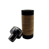 Drinkware: Plantation Cocktail Shaker - Matte Black with Rattan Wrap | Stainless Steel Barware