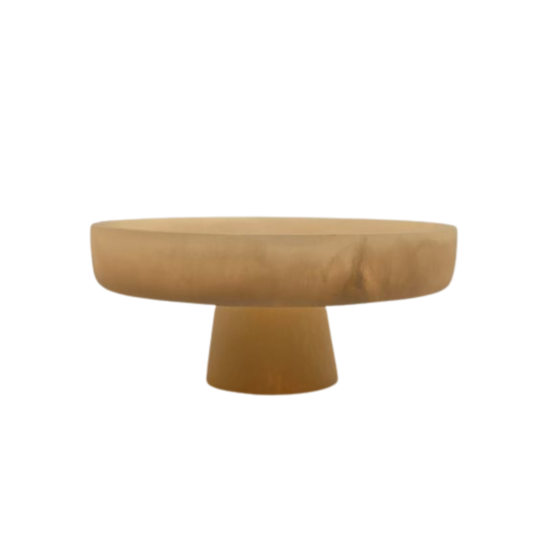 Cutlery: Hand-Poured Pedestal Serving Bowl