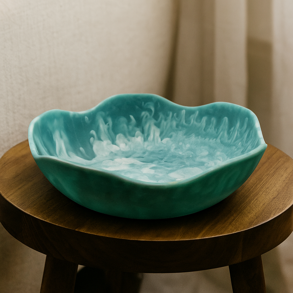 Bakeware & Accessories: Allegra Bowl Large - Blue/Green