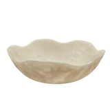 Bakeware & Accessories: Allegra Large Resin Bowl - White | Decorative & Serving Bowl