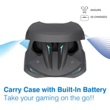 Over Ear Headphones: Laser Wireless Gaming ANC Earphones Black