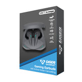Over Ear Headphones: Laser Wireless Gaming ANC Earphones Black