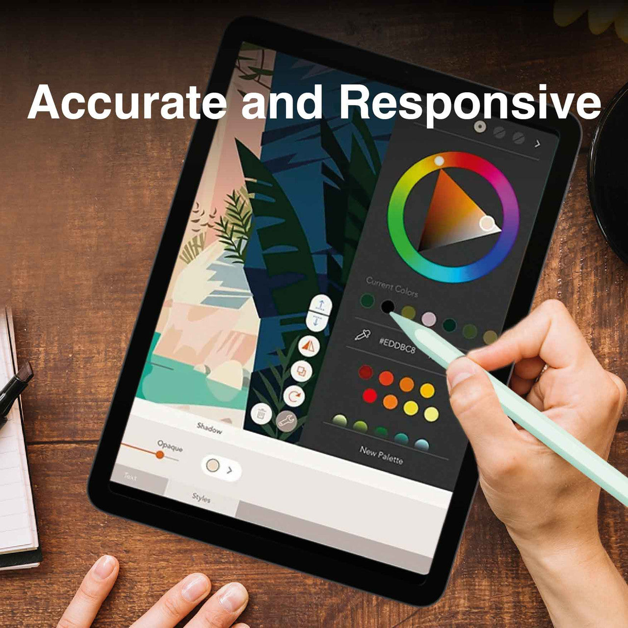 Tablets & Cases: Laser Active Stylus Pen for iPad - Green