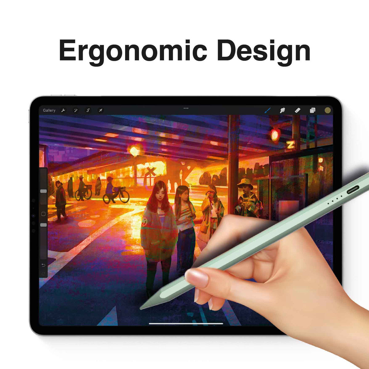 Tablets & Cases: Laser Active Stylus Pen for iPad - Green