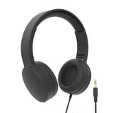 Over Ear Headphones: Laser Wired Headphones with 40mm Drivers Black