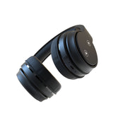 Over Ear Headphones: Laser Foldable Bluetooth Headphones with Mic Black