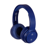 Over Ear Headphones: Laser Foldable Bluetooth Headphones with Mic - Navy Blue