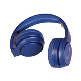 Over Ear Headphones: Laser Foldable Bluetooth Headphones with Mic - Navy Blue