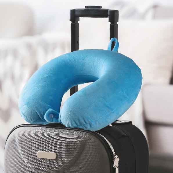 Powerboards & Adapters: Laser Memory Foam Neck Pillow Blue