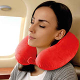 Powerboards & Adapters: Laser Memory Foam Neck Pillow Red