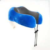 Powerboards & Adapters: Laser Blue Memory Foam Neck Pillow - Easy Snap