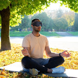 Over Ear Headphones: Laser Sleep Mask Bluetooth Headphones Black