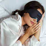 Over Ear Headphones: Laser Sleep Mask Bluetooth Headphones Black