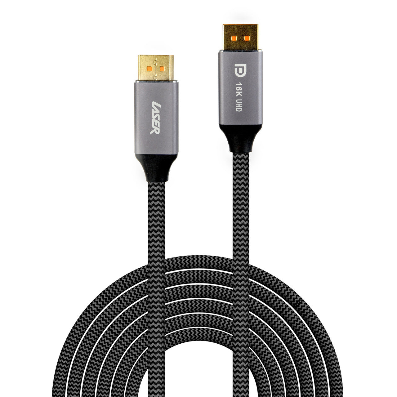 Laser 16K DisplayPort Male to Male Cable 2m