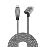 Laser 4K USB-C to Right Angle HDMI Cable 2m