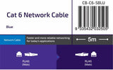Computer Cables & Adapters: Laser Cat6 Network Cable Blue High-Speed 5M