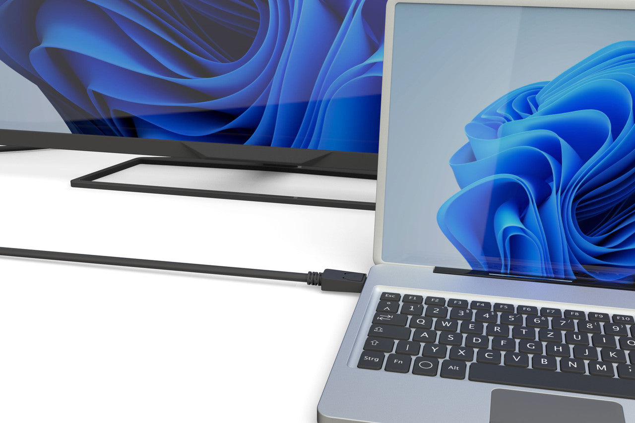 Computer Cables & Adapters: Laser DisplayPort to HDMI Cable 1080p 1m