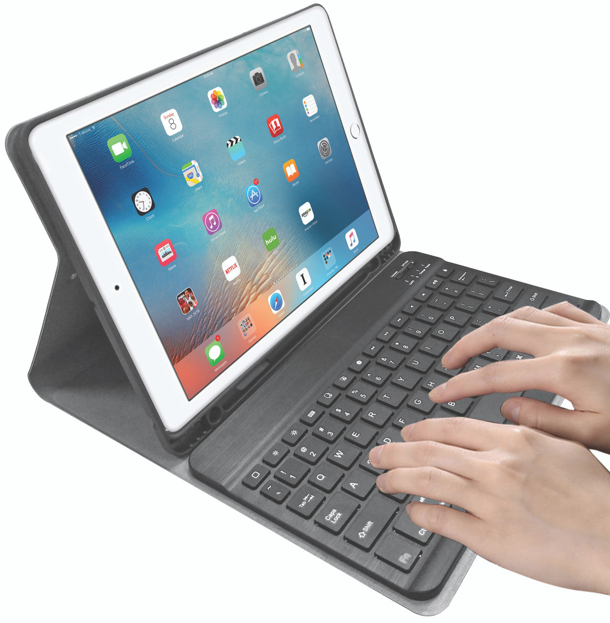 Tablets & Cases: Laser Keyboard Case for iPad 10.2" - Black