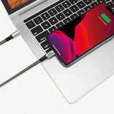 Computer Cables & Adapters: Laser 240W USB-C to USB-C Braided Cable 1M
