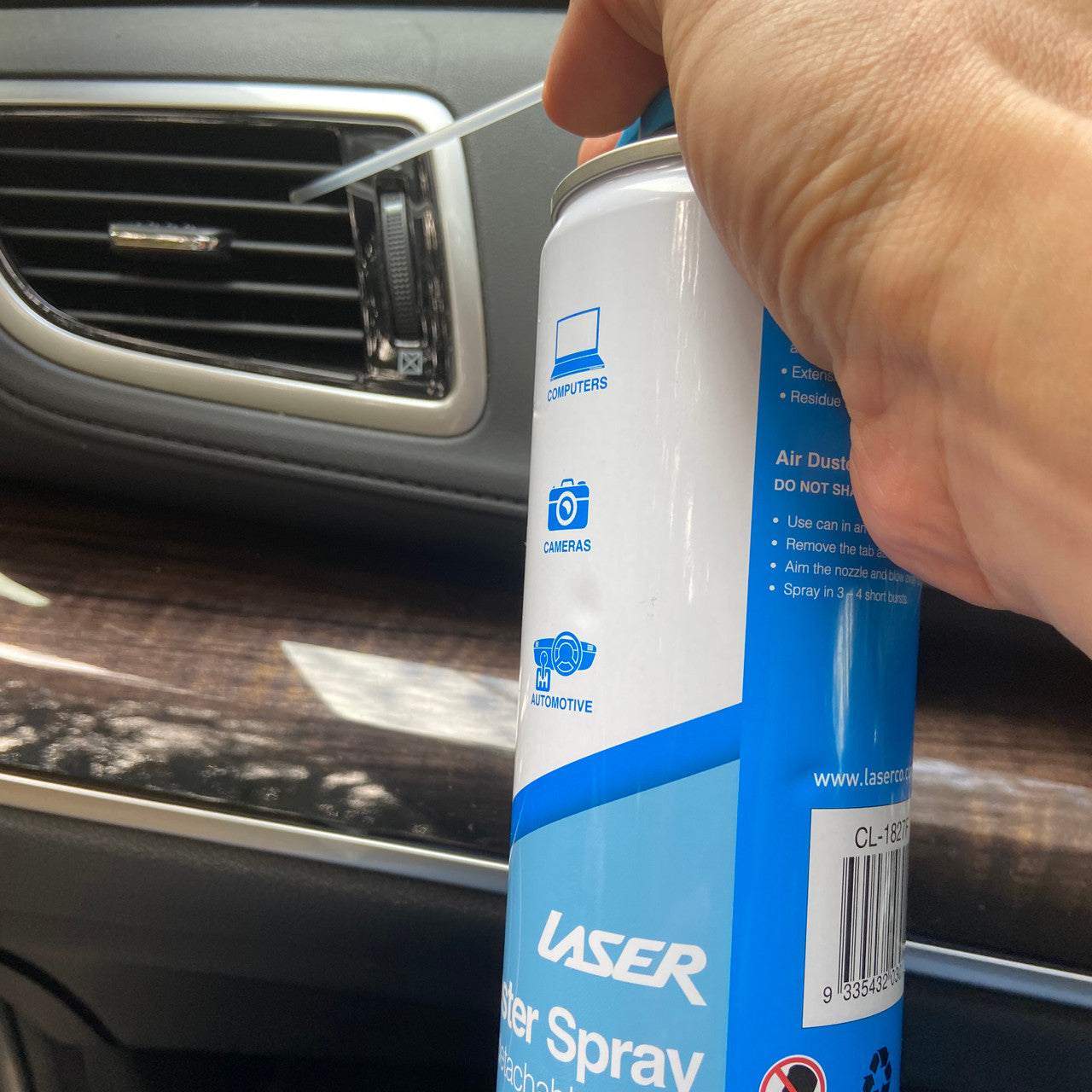 Desktops & Accessories: Laser 400ml Air Duster Spray - Computer & Electronics Cleaner