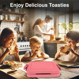 Wellness Accessories: Laser Microwave Toastie Maker Flamingo Pink