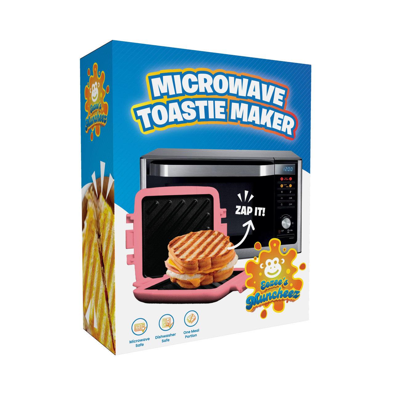 Wellness Accessories: Laser Microwave Toastie Maker Flamingo Pink