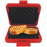 Wellness Accessories: Laser Microwave Toastie Maker with Heatwave Tech Red