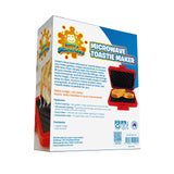 Wellness Accessories: Laser Microwave Toastie Maker with Heatwave Tech Red