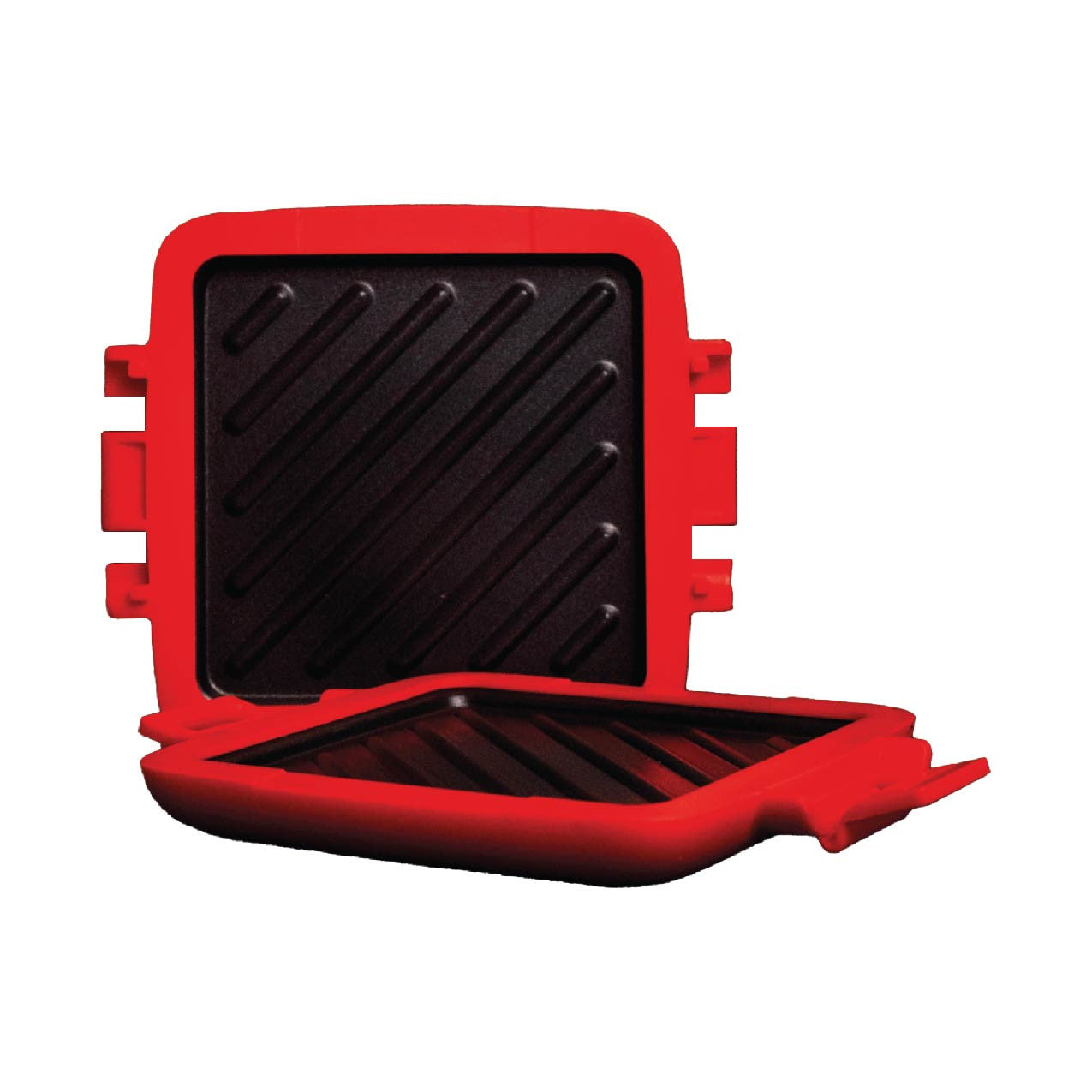 Wellness Accessories: Laser Microwave Toastie Maker with Heatwave Tech Red