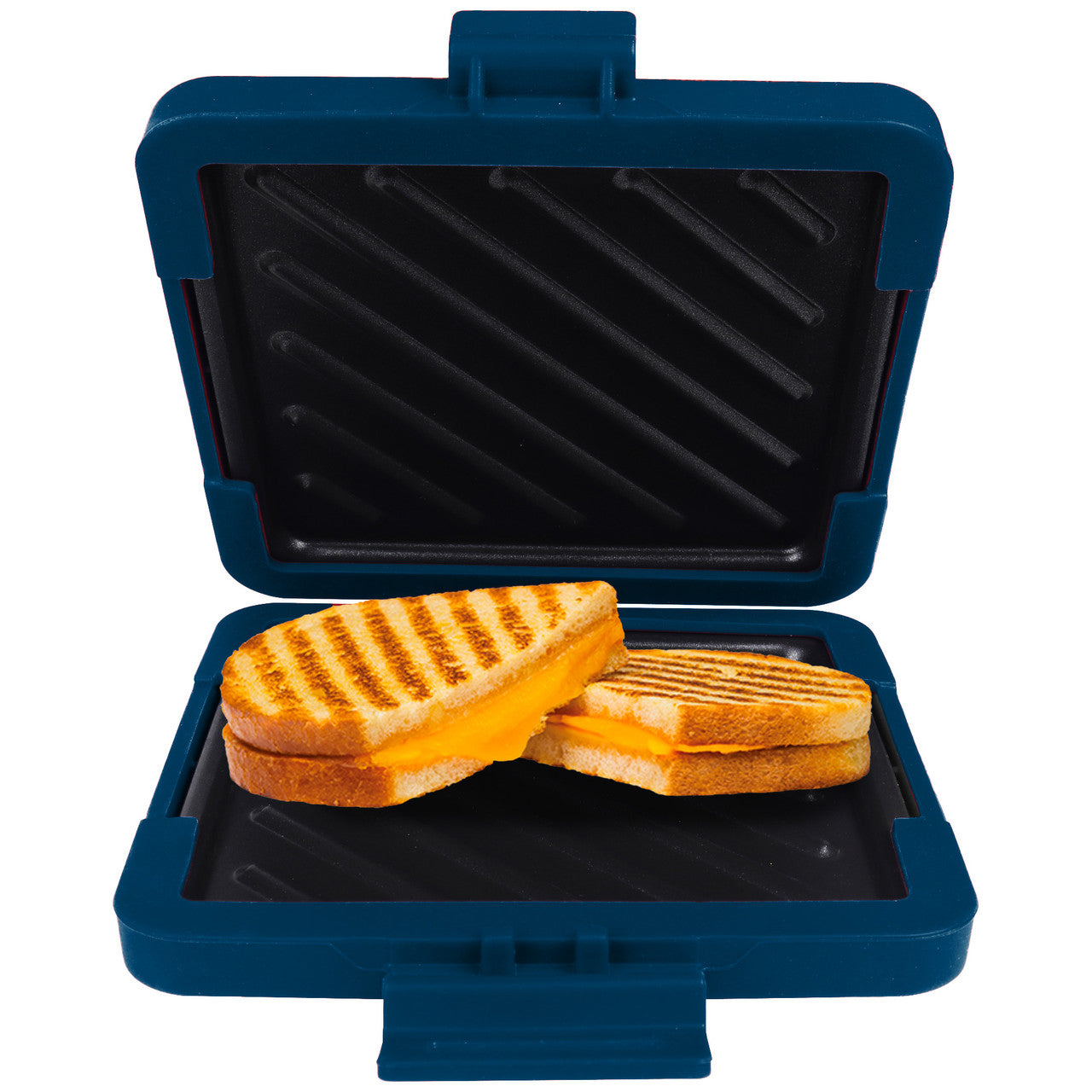 Wellness Accessories: Laser Heatwave Tech Microwave Toastie Maker Blue